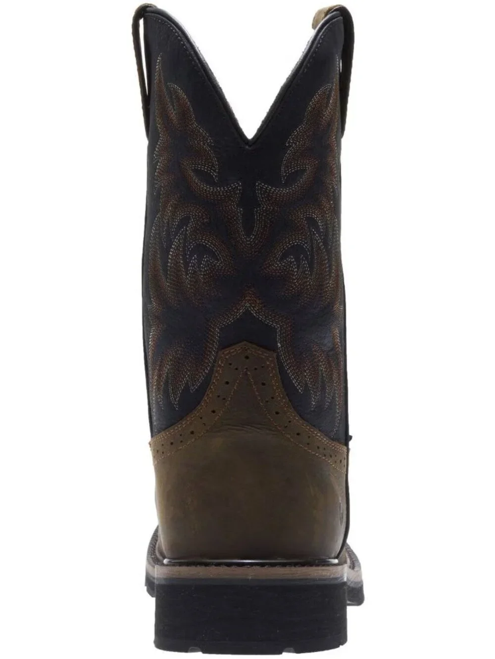 Wolverine Rancher Steel Toe Waterproof Wellington Work Boots Mens 12 Black Brown